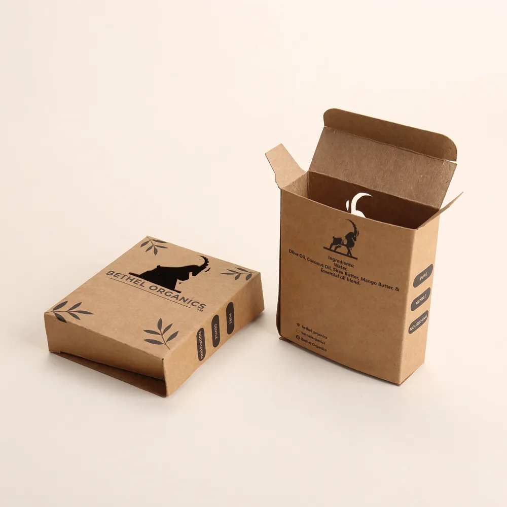 Bethel Organics Kraft Paper Tuck-End Box