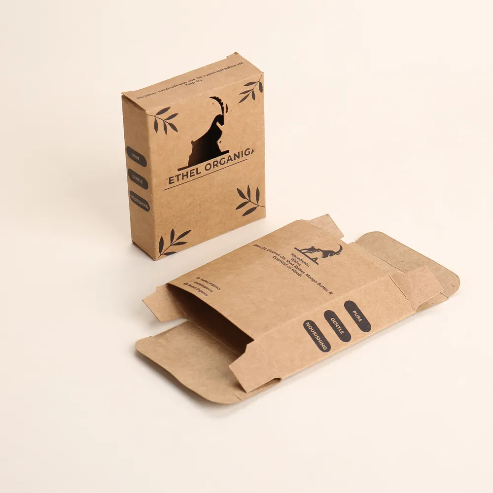 Bethel Organics Kraft Paper Tuck-End Box - alternate view