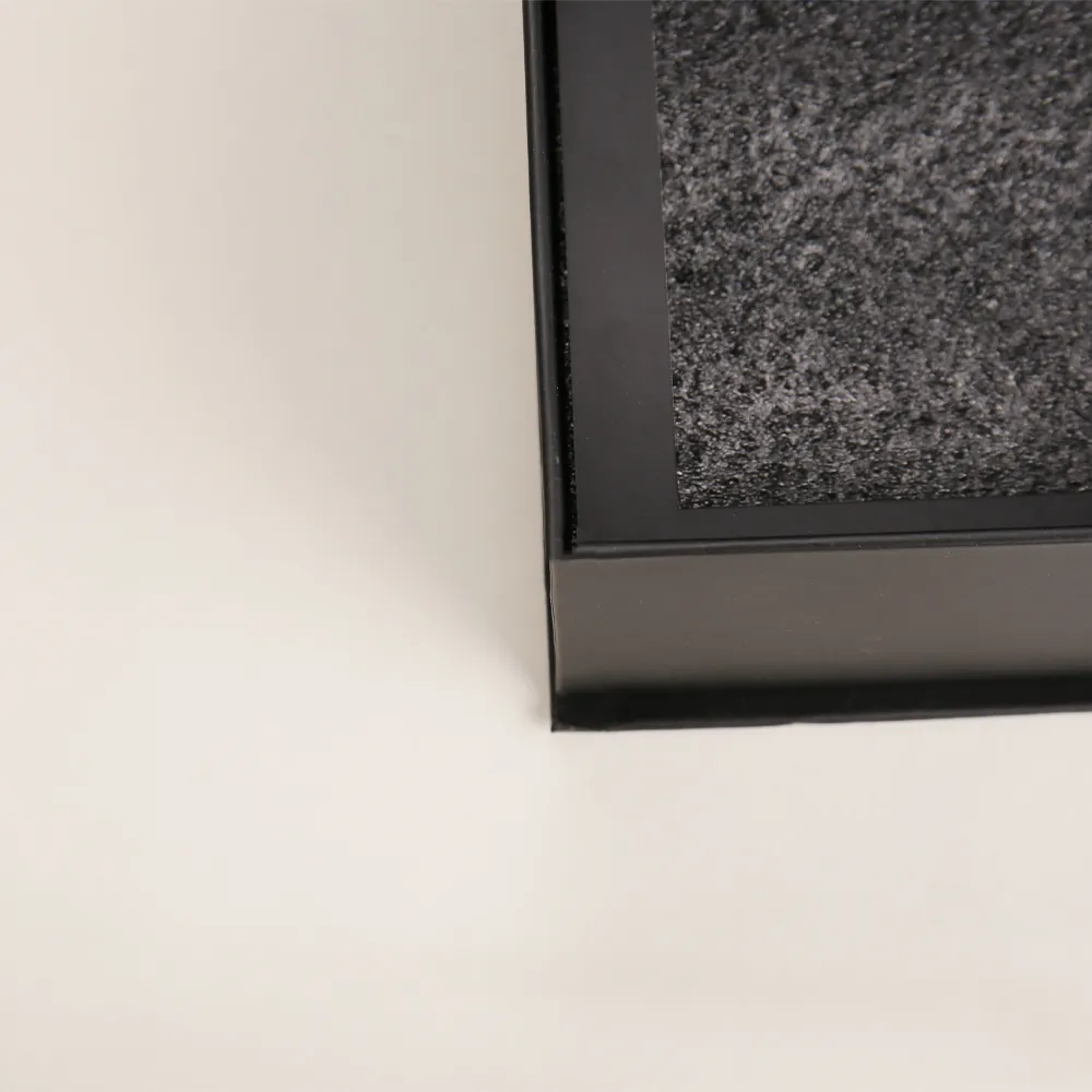 Black Magnetic Flip-Top Gift Box with Custom Foam Insert