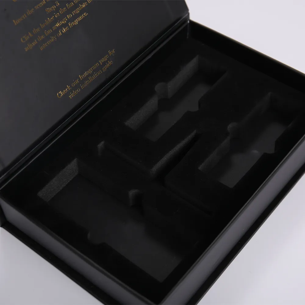 Luxury Car Air Freshener Magnetic Rigid Box with Foam Insert - alternate view